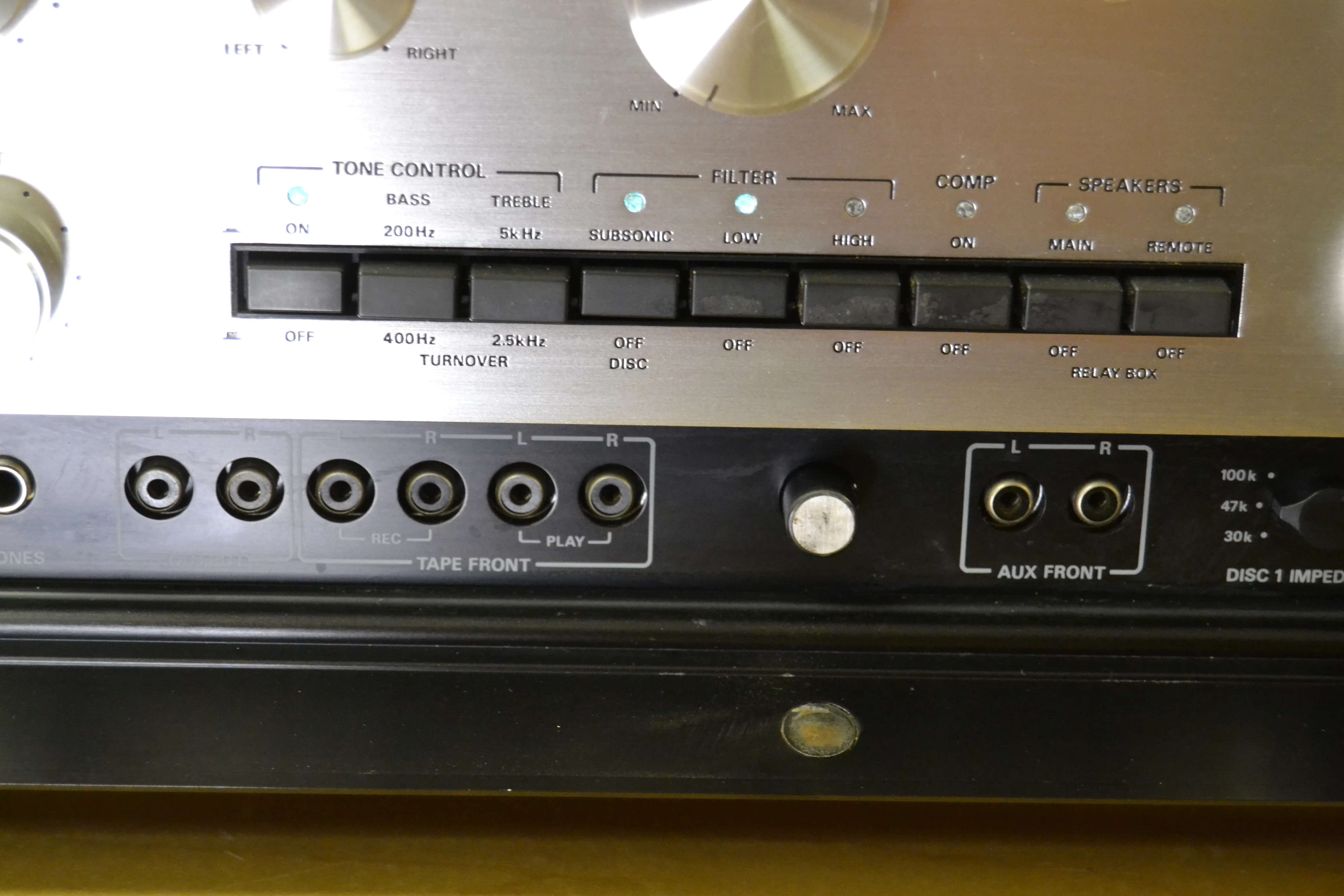 1975 Accuphase C200 Preamplifier - P300 Power Amplifier - T100 Tuner - New Hardwood Cases - Image 9