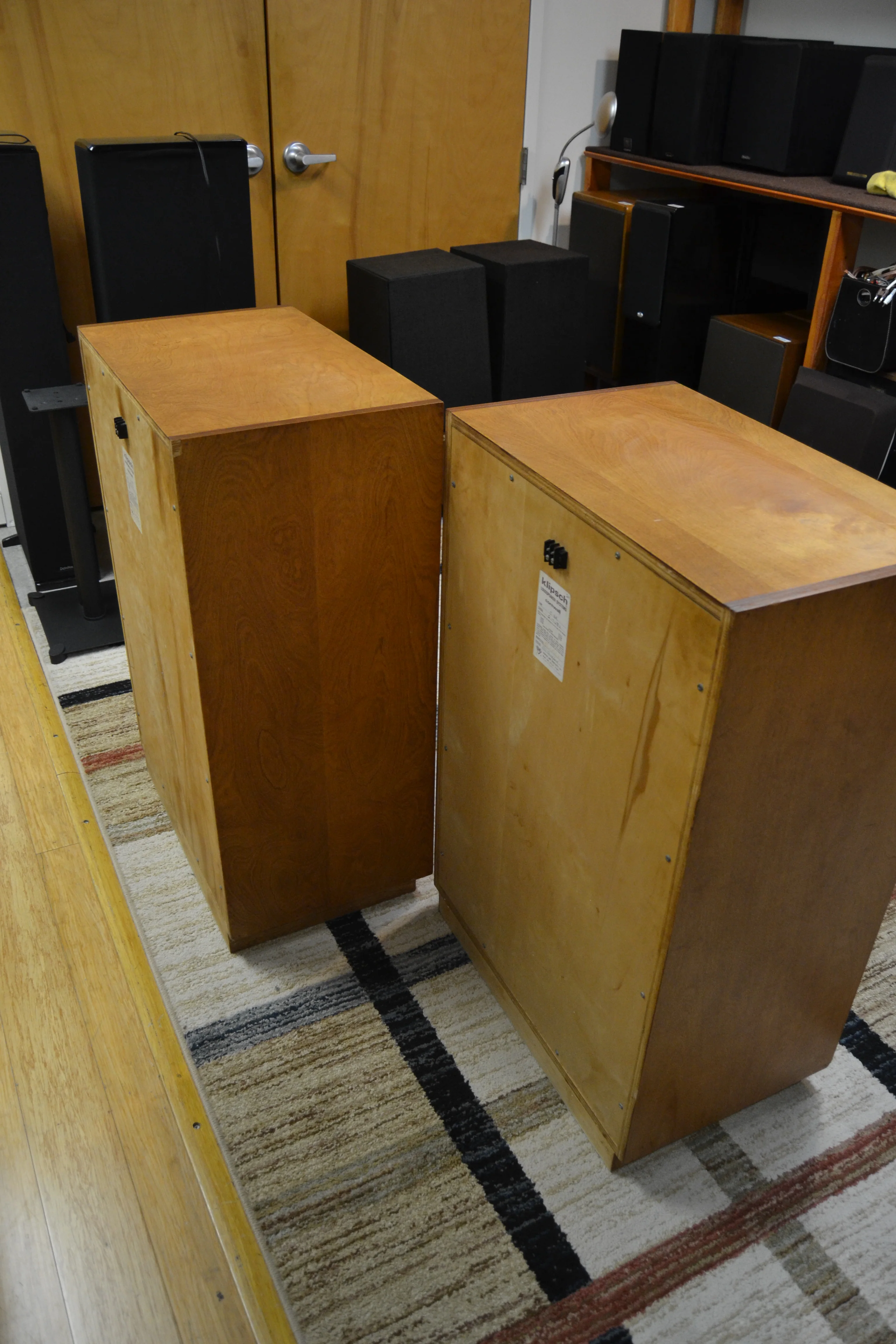 1979 Klipsch Cornwall Speakers * Oak - Image 3