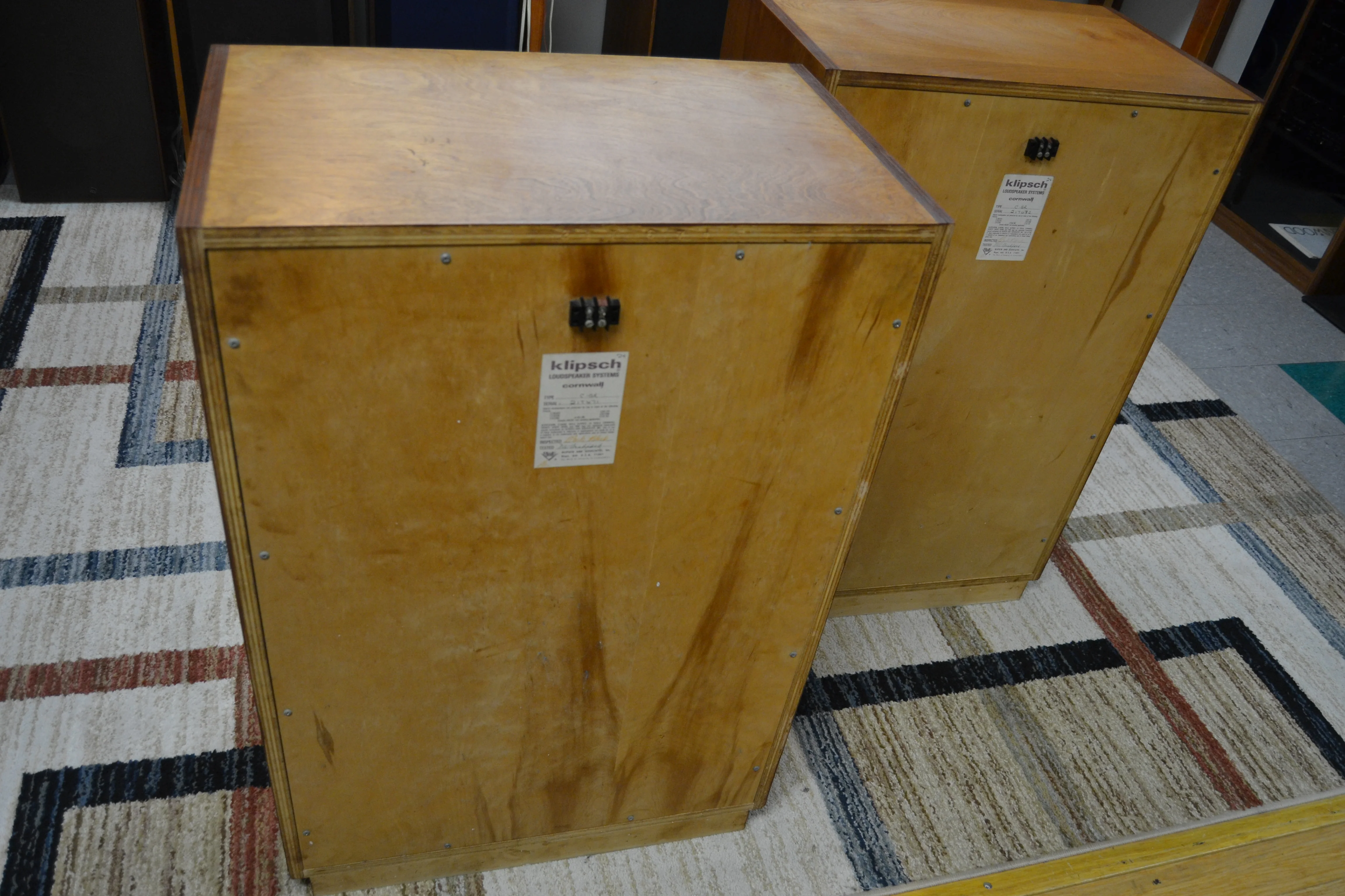 1979 Klipsch Cornwall Speakers * Oak - Image 9