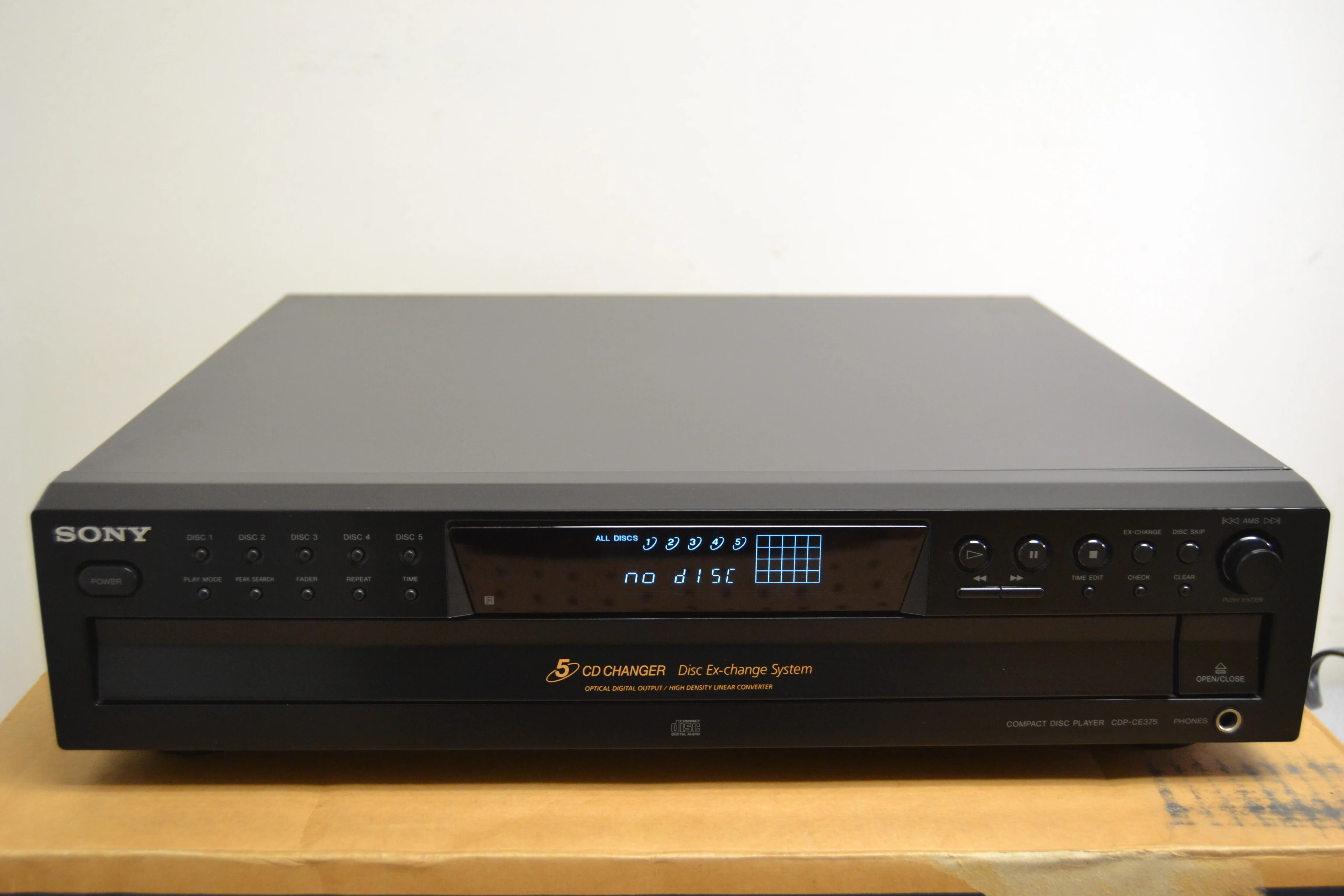 2009 Sony CDP-CE375 CD Carousel 5 Discs * Box * Remote - Image 10