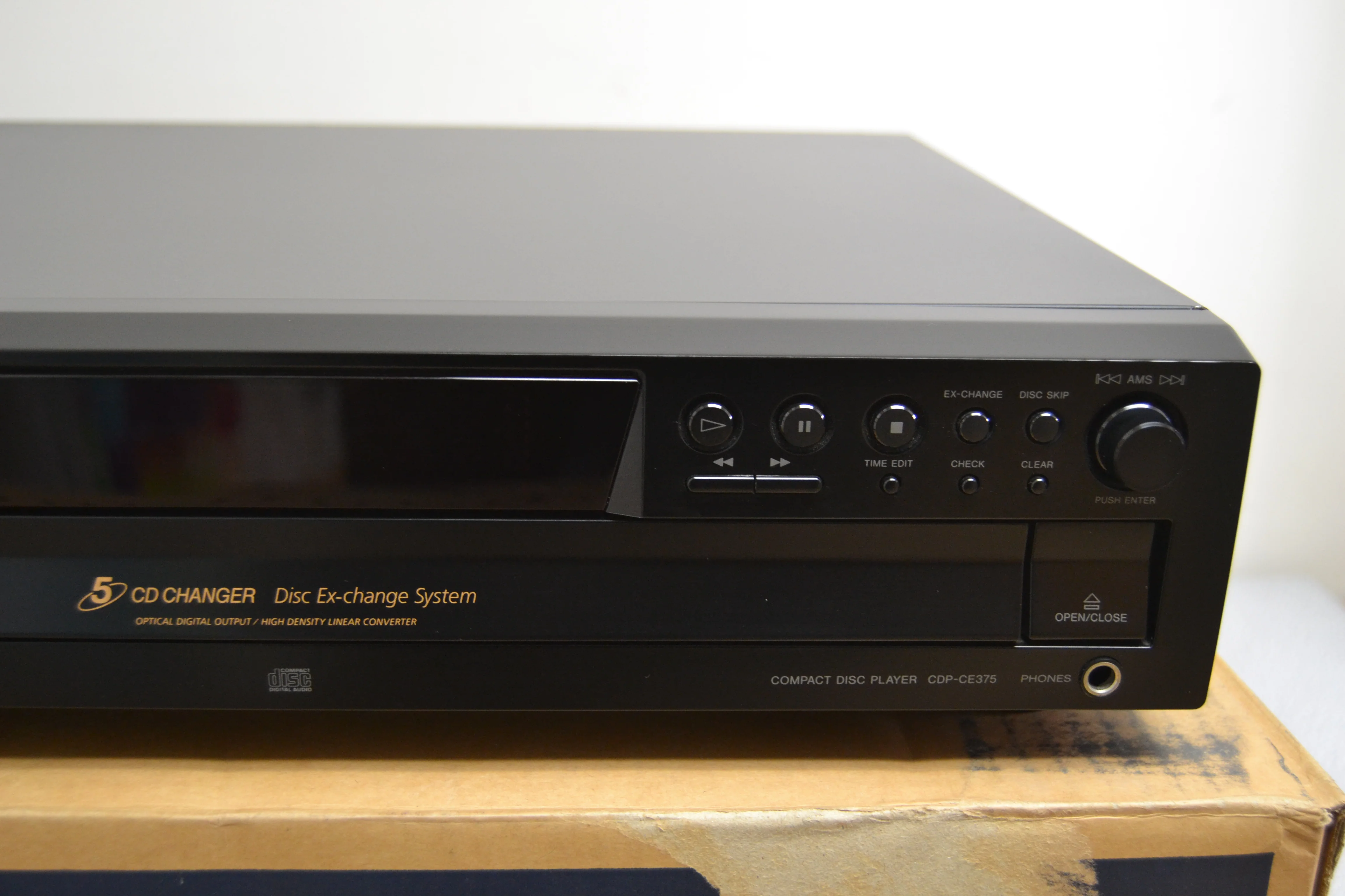 2009 Sony CDP-CE375 CD Carousel 5 Discs * Box * Remote - Image 3