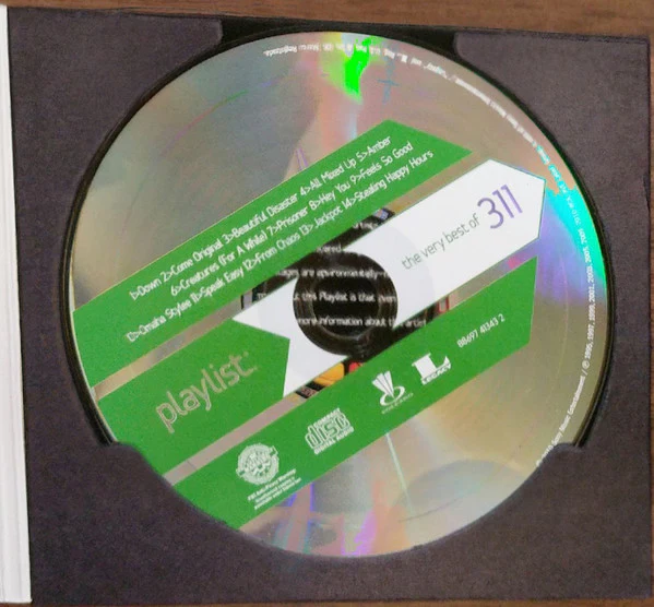 311 - Playlist: The Very Best Of 311 (CD, Comp, RM, Dig) (Near Mint (NM or M-)) - Image 3