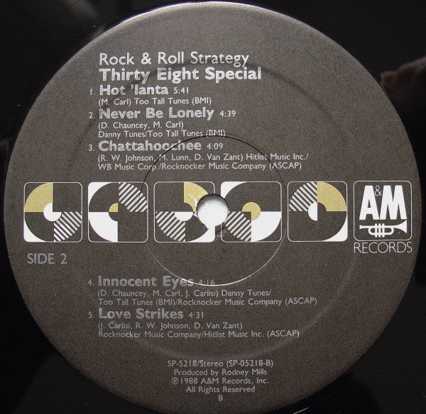 38 Special - Rock & Roll Strategy (LP, Album) (Near Mint (NM or M-)) - Image 4