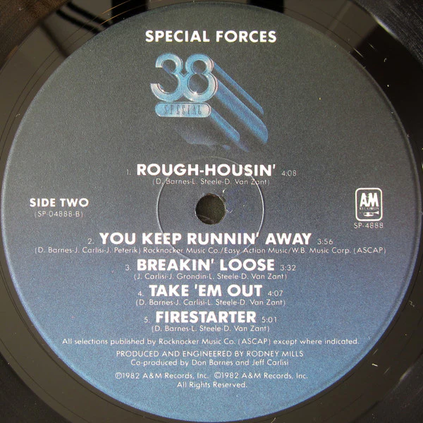 38 Special - Special Forces (LP, Album, RCA) (Near Mint (NM or M-)) - Image 4