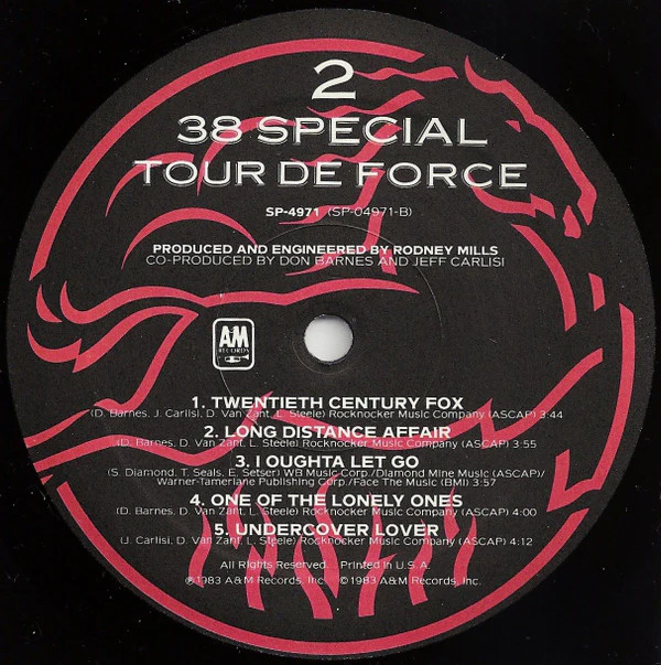 38 Special - Tour De Force (LP, Album) (Near Mint (NM or M-)) - Image 4