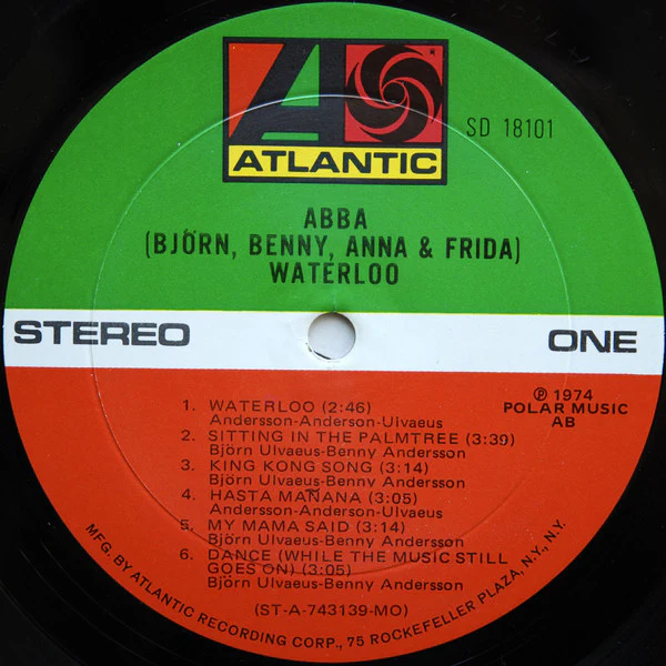 ABBA, Björn & Benny, Agnetha & Anni-Frid - Waterloo (LP, Album, MO ) (Very Good Plus (VG+)) - Image 3