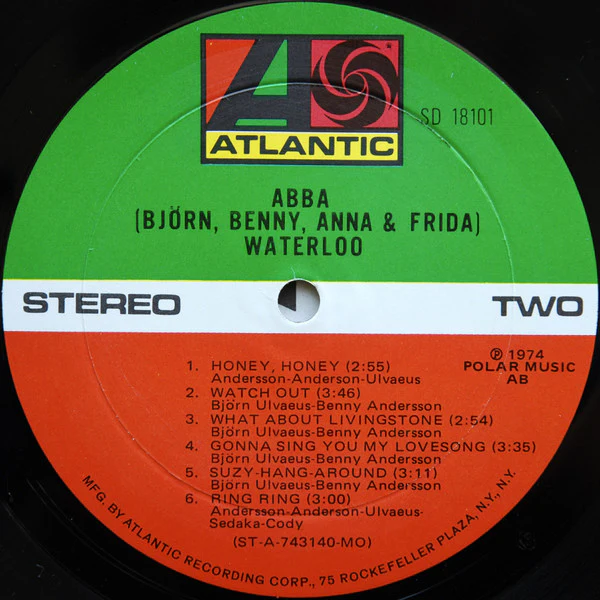 ABBA, Björn & Benny, Agnetha & Anni-Frid - Waterloo (LP, Album, MO ) (Very Good Plus (VG+)) - Image 4