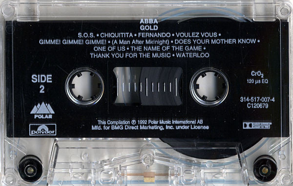 ABBA - Gold (Greatest Hits) (Cass, Comp, Club, RM, CrO) (Near Mint (NM or M-)) - Image 4