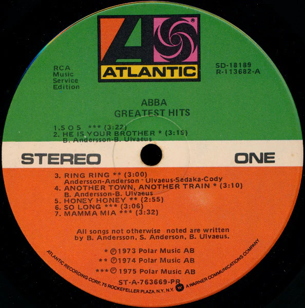 ABBA - Greatest Hits (LP, Comp, Club, Gat) (Near Mint (NM or M-)) - Image 3