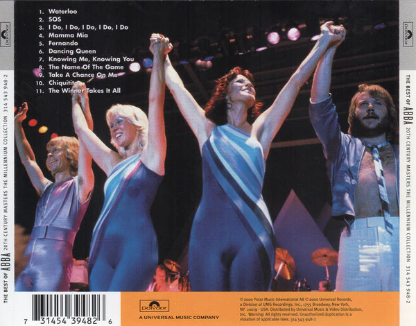 ABBA - The Best Of ABBA (CD, Comp, RM) (Very Good Plus (VG+)) - Image 2