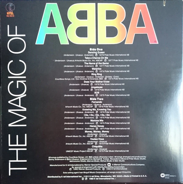 ABBA - The Magic Of ABBA (LP, Comp) (Very Good (VG)) - Image 2