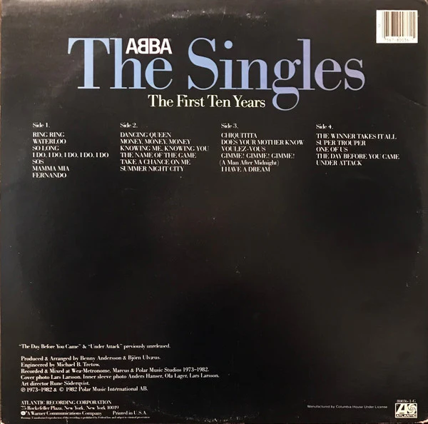 ABBA - The Singles / The First Ten Years (2xLP, Comp, Club) (Near Mint (NM or M-)) - Image 4