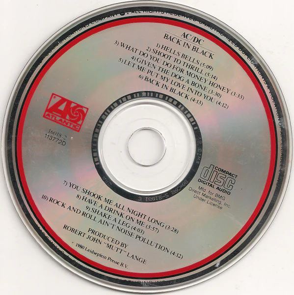 AC/DC - Back In Black (CD, Album, Club, RE) (Very Good Plus (VG+)) - Image 3
