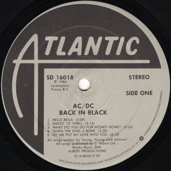 AC/DC - Back In Black (LP, Album, Spe) (Very Good Plus (VG+)) - Image 3