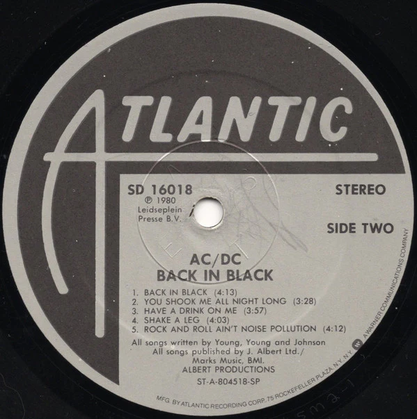 AC/DC - Back In Black (LP, Album, Spe) (Very Good Plus (VG+)) - Image 4