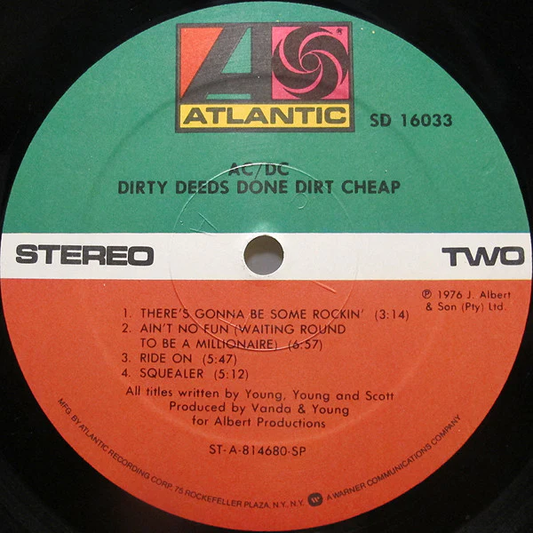 AC/DC - Dirty Deeds Done Dirt Cheap (LP, Album, RE, Spe) (Good Plus (G+)) - Image 4