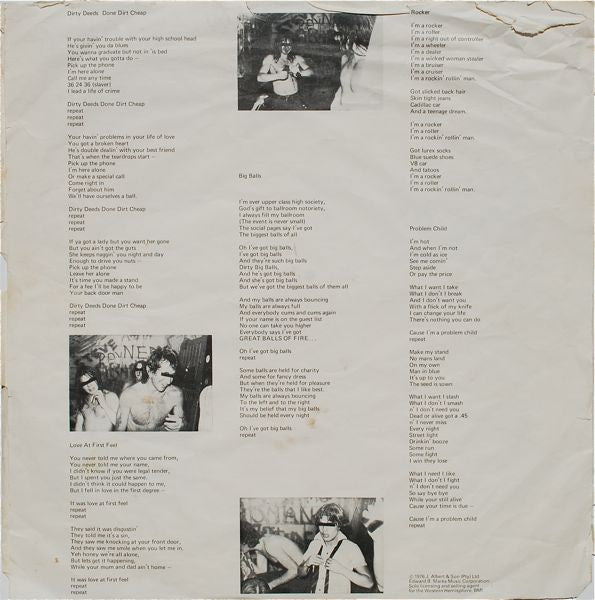 AC/DC - Dirty Deeds Done Dirt Cheap (LP, Album, RE, Spe) (Good Plus (G+)) - Image 5