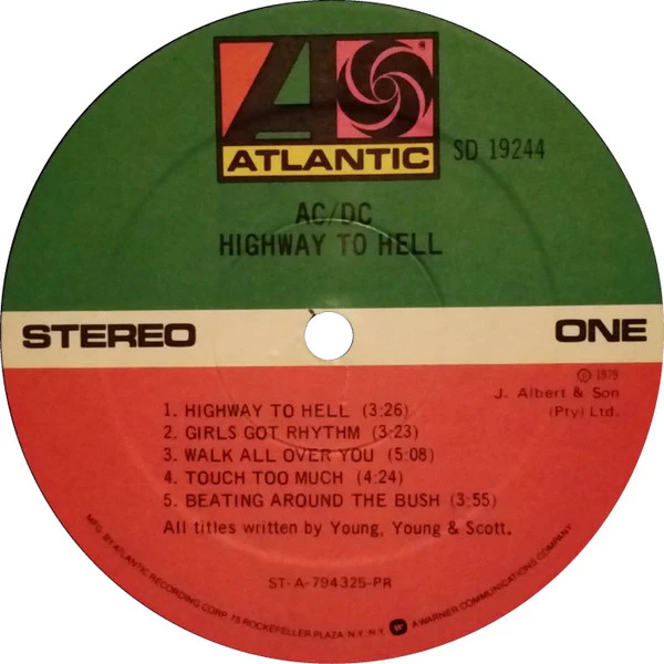 AC/DC - Highway To Hell (LP, Album, PR ) (Very Good Plus (VG+)) - Image 3