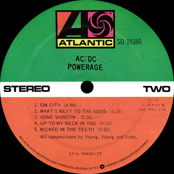 AC/DC - Powerage (LP, Album, SP) (Very Good Plus (VG+)) - Image 4
