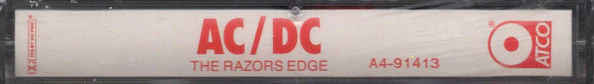 AC/DC - The Razors Edge (Cass, Album, Club, AR) (Very Good Plus (VG+)) - Image 3