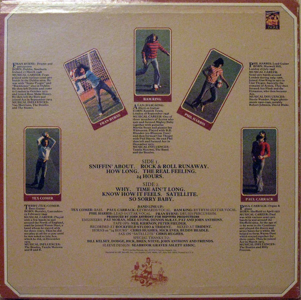 Ace - Five-A-Side (LP, Album, Pit) (Very Good Plus (VG+)) - Image 2