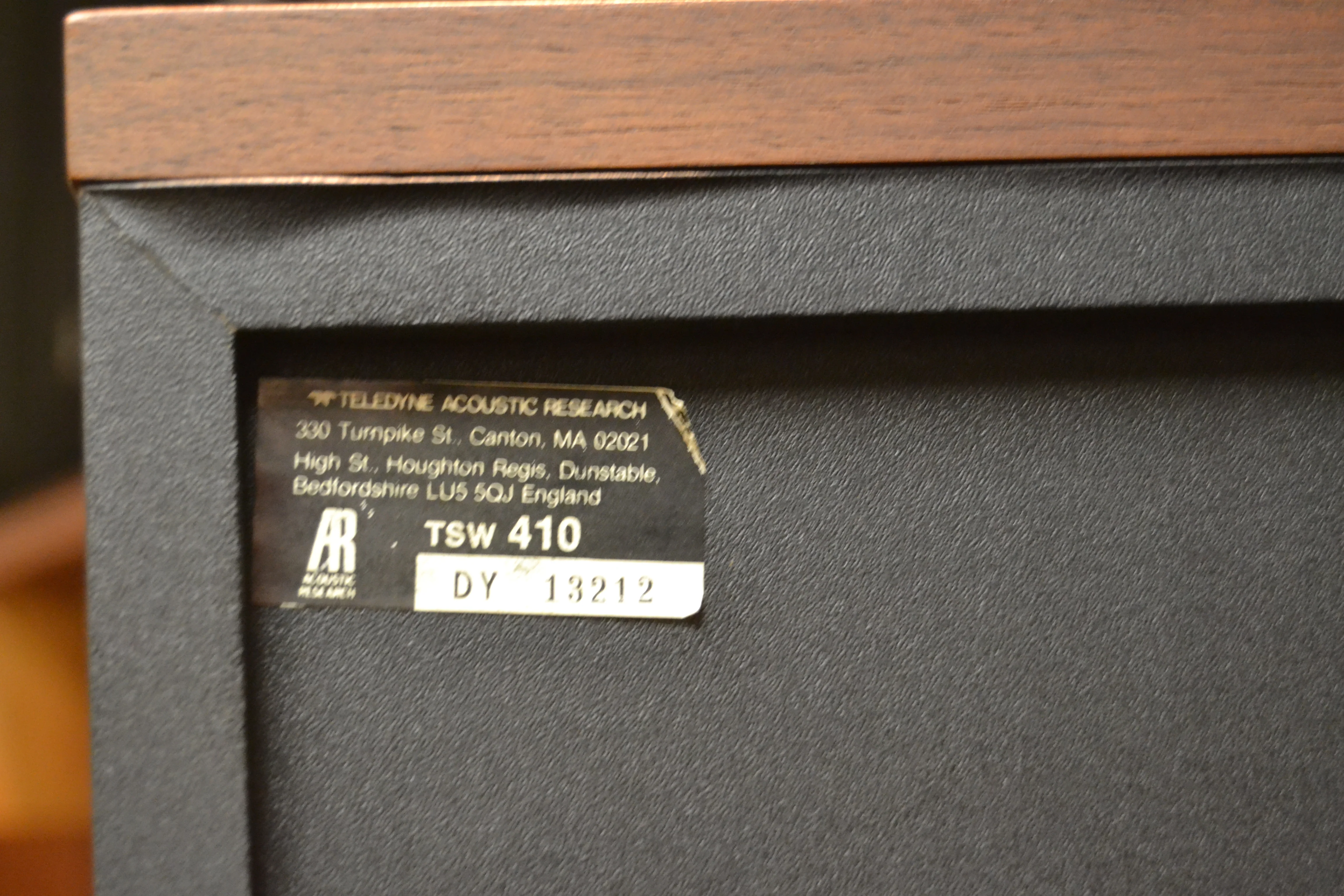 Acoustic Research AR TSW410 - Image 9