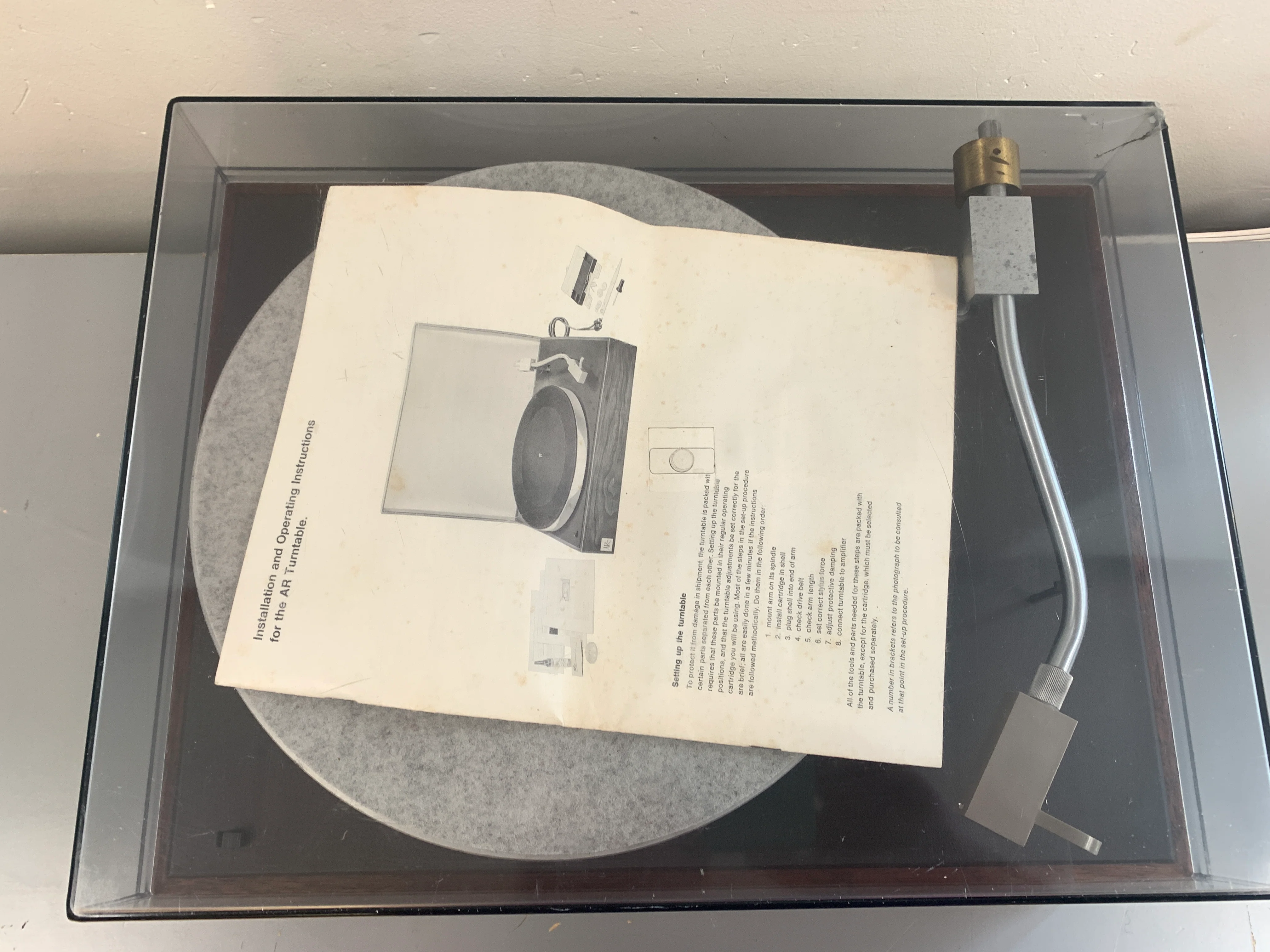 Acoustic Research XA Turntable * Fully Serviced * New Belt * $100 Flat Shipping CONUS Only - Image 2