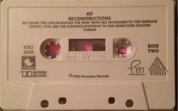 AD - Reconstructions (Cass, Album) (Near Mint (NM or M-)) - Image 3