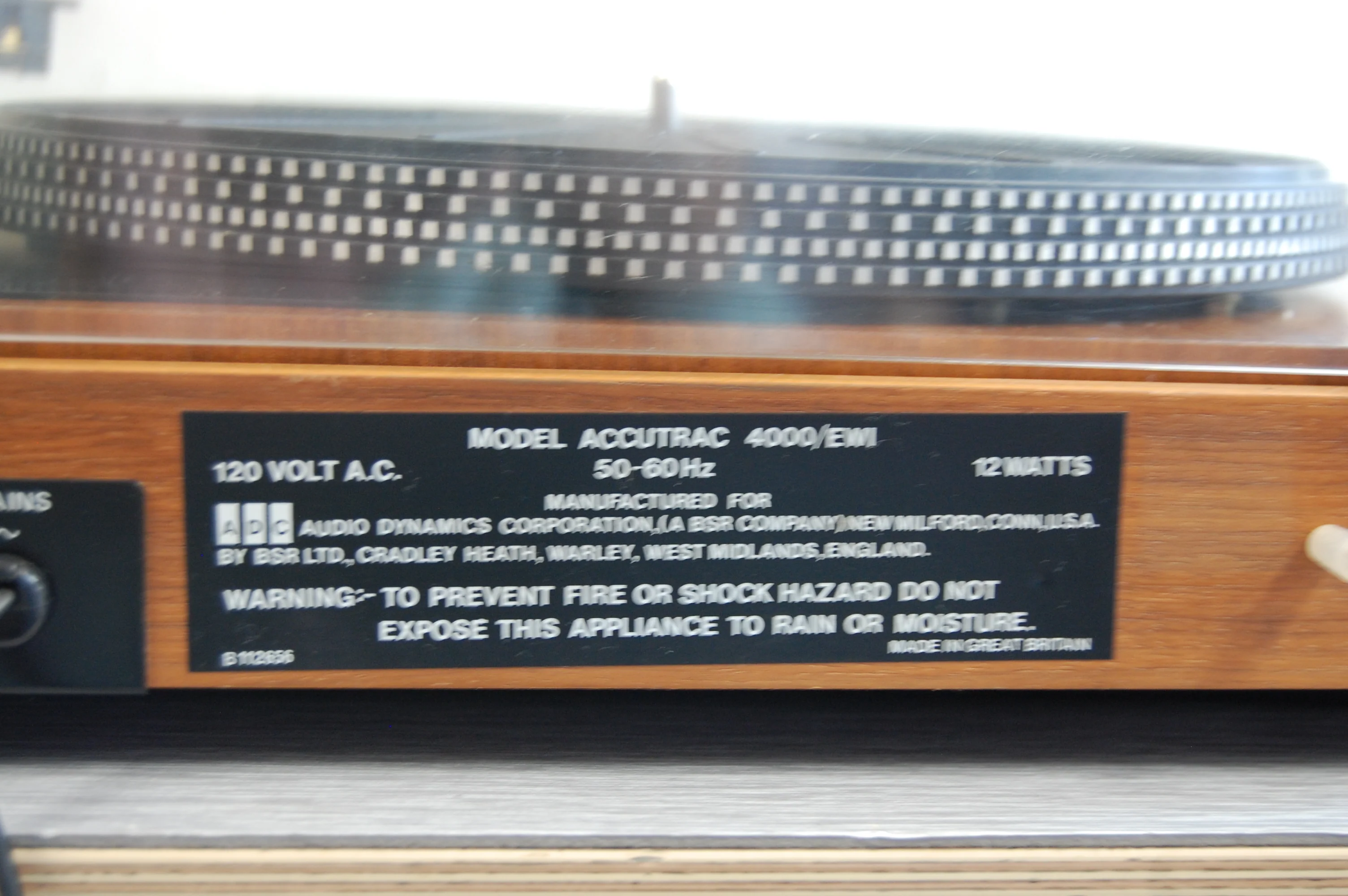 ADC Accutrac 4000 Programmable Turntable - Remote Control - Box - Image 17