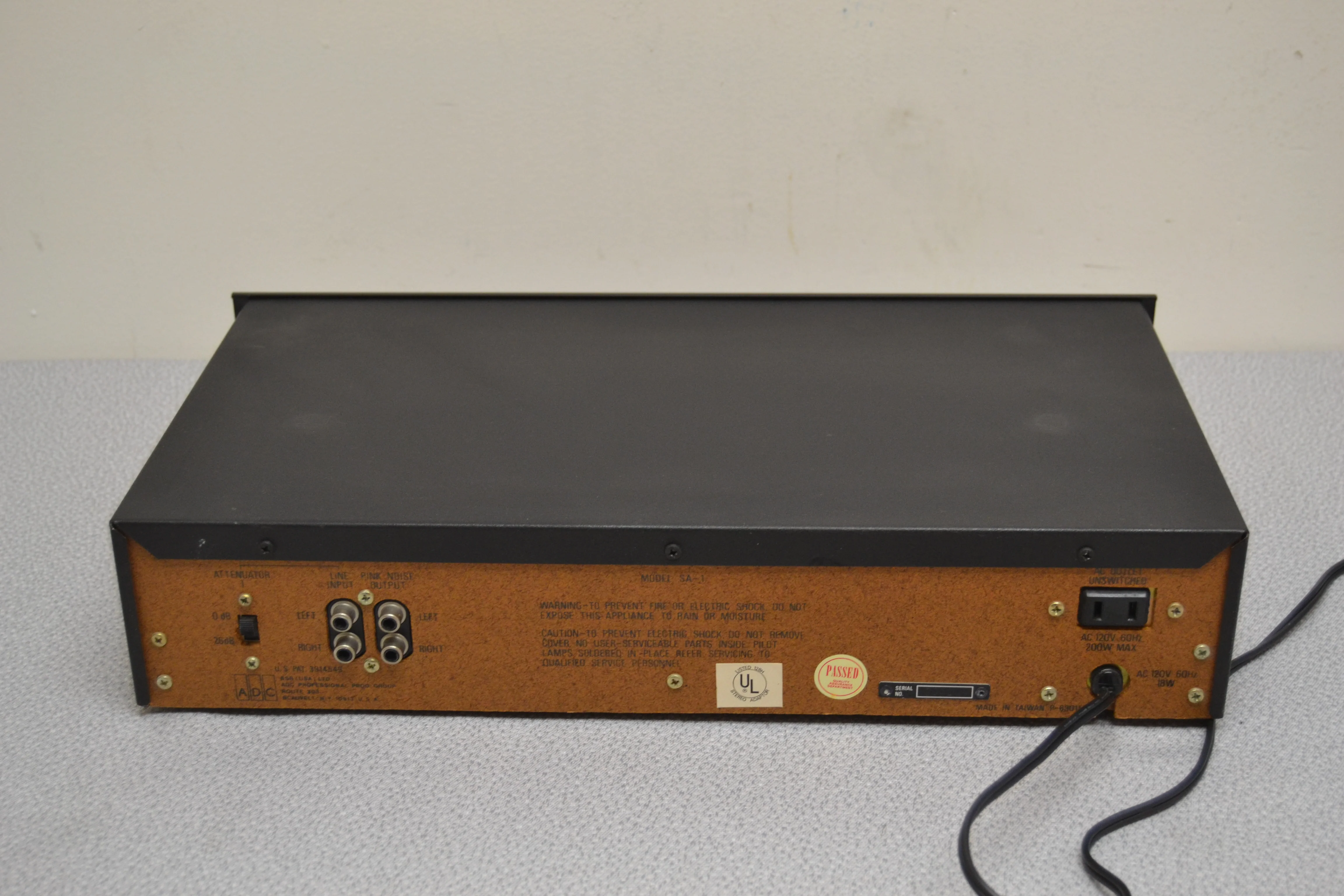 ADC Sound Shaper SA-1 Real Time Frequency Spectrum Analyzer - Image 10