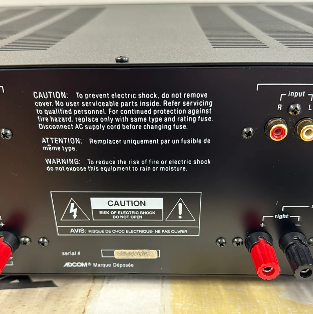 Adcom 2535L Power Amplifier 3/4 Channels - Image 12