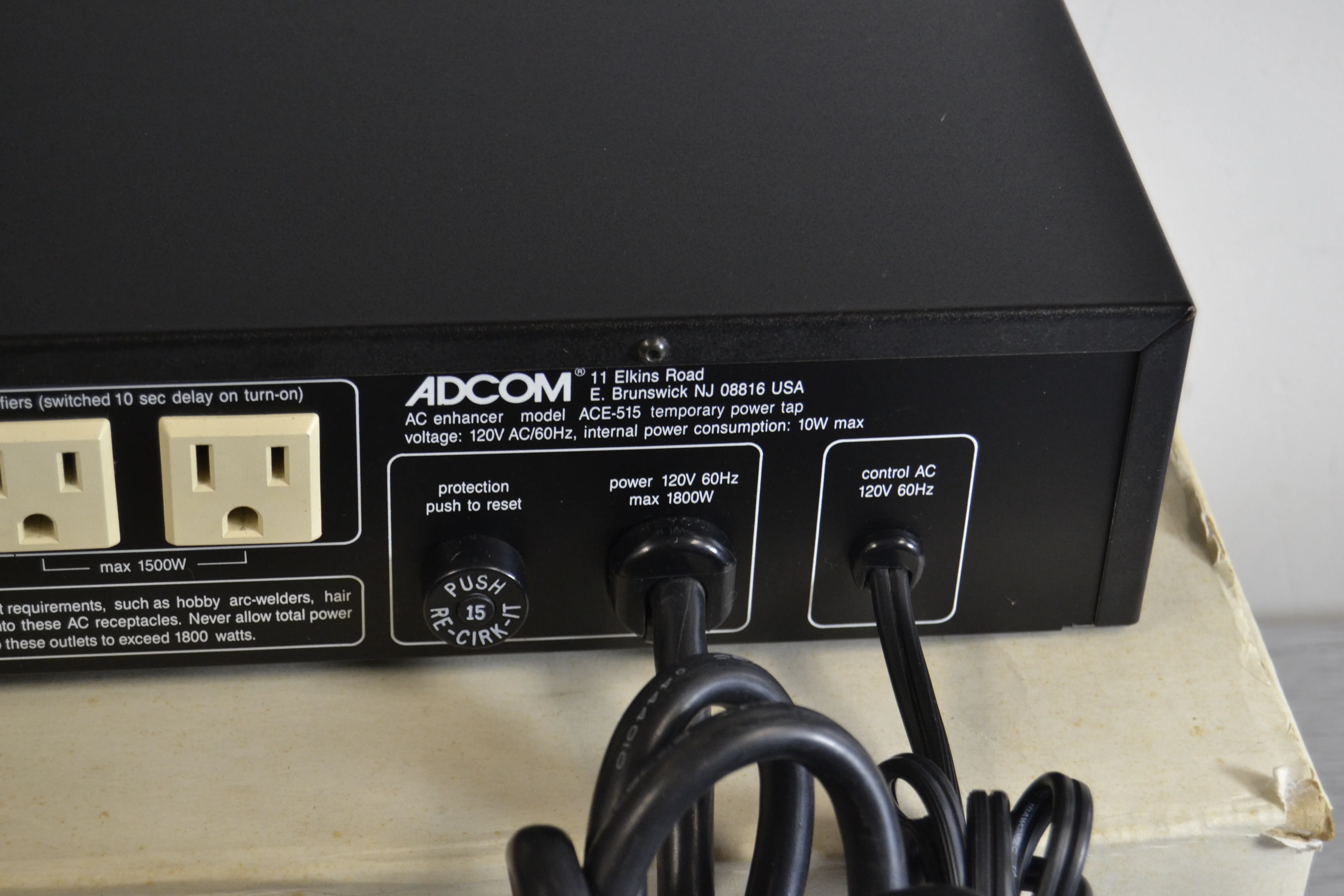 Adcom ACE-515 AC Enhancer * Box - Image 9