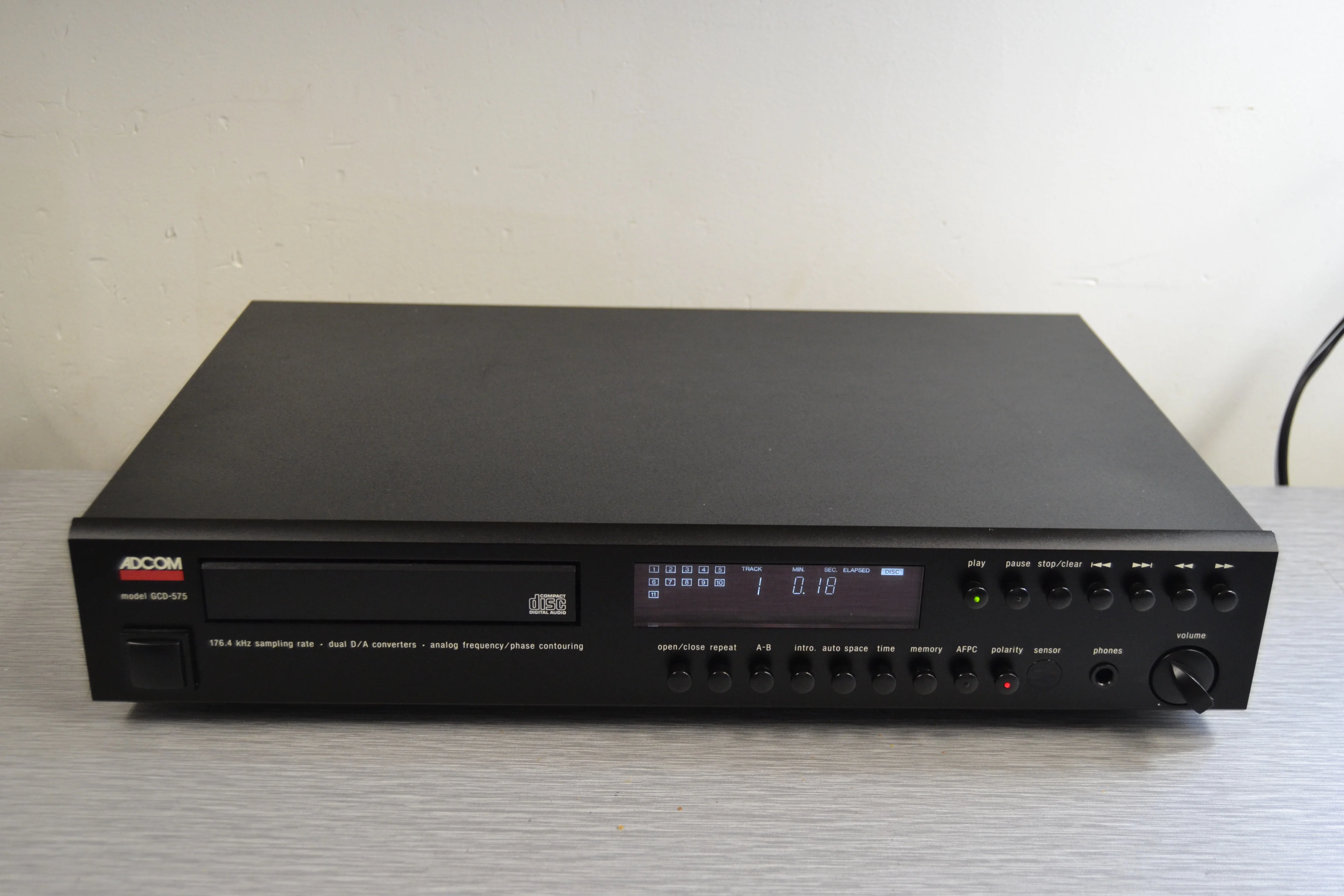 Adcom GCD-575 Single CD Player * Recapped and Performed Audio Fix