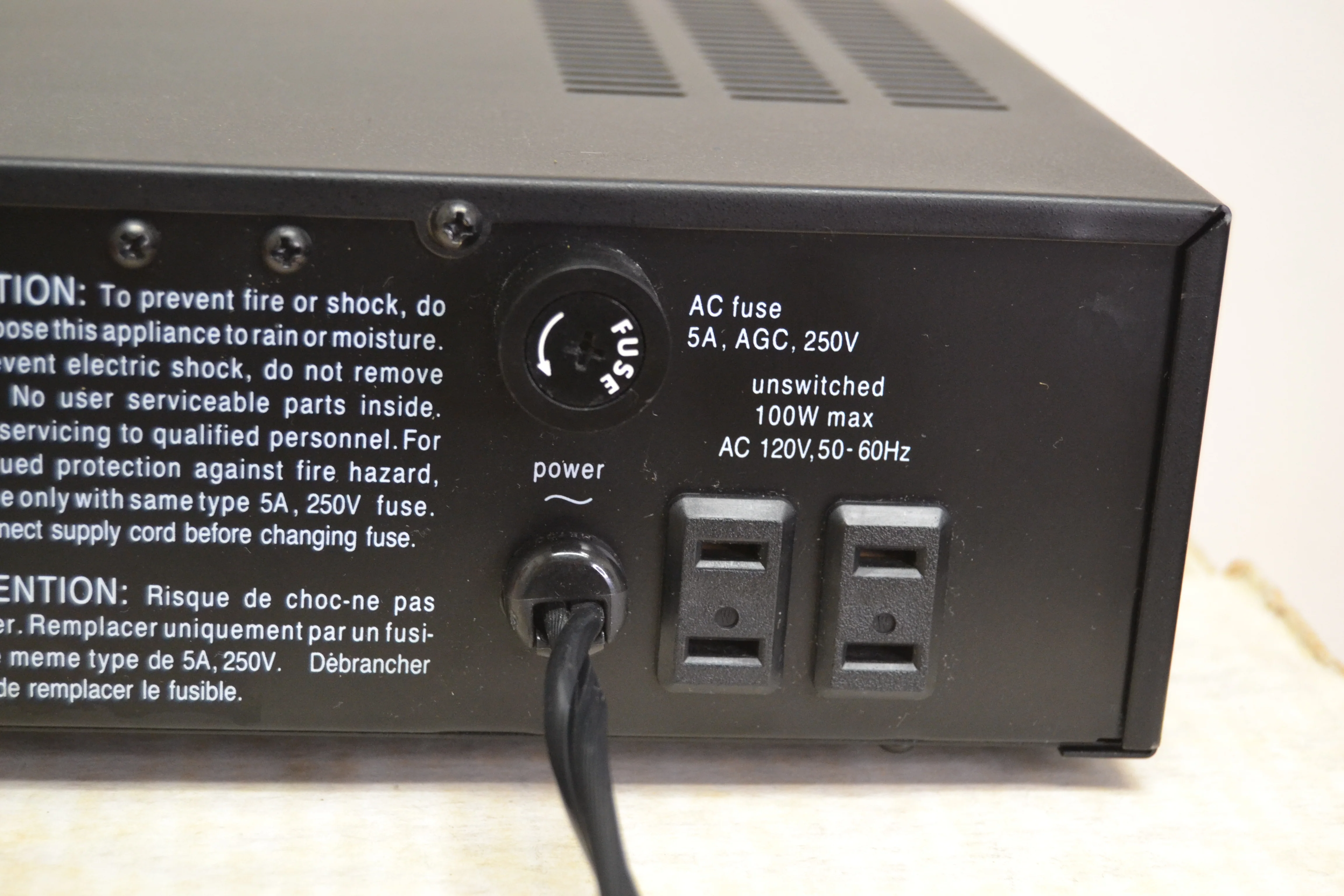 Adcom GFA-535 Stereo Power Amplifier * 60W RMS * Box * Manual - Image 13