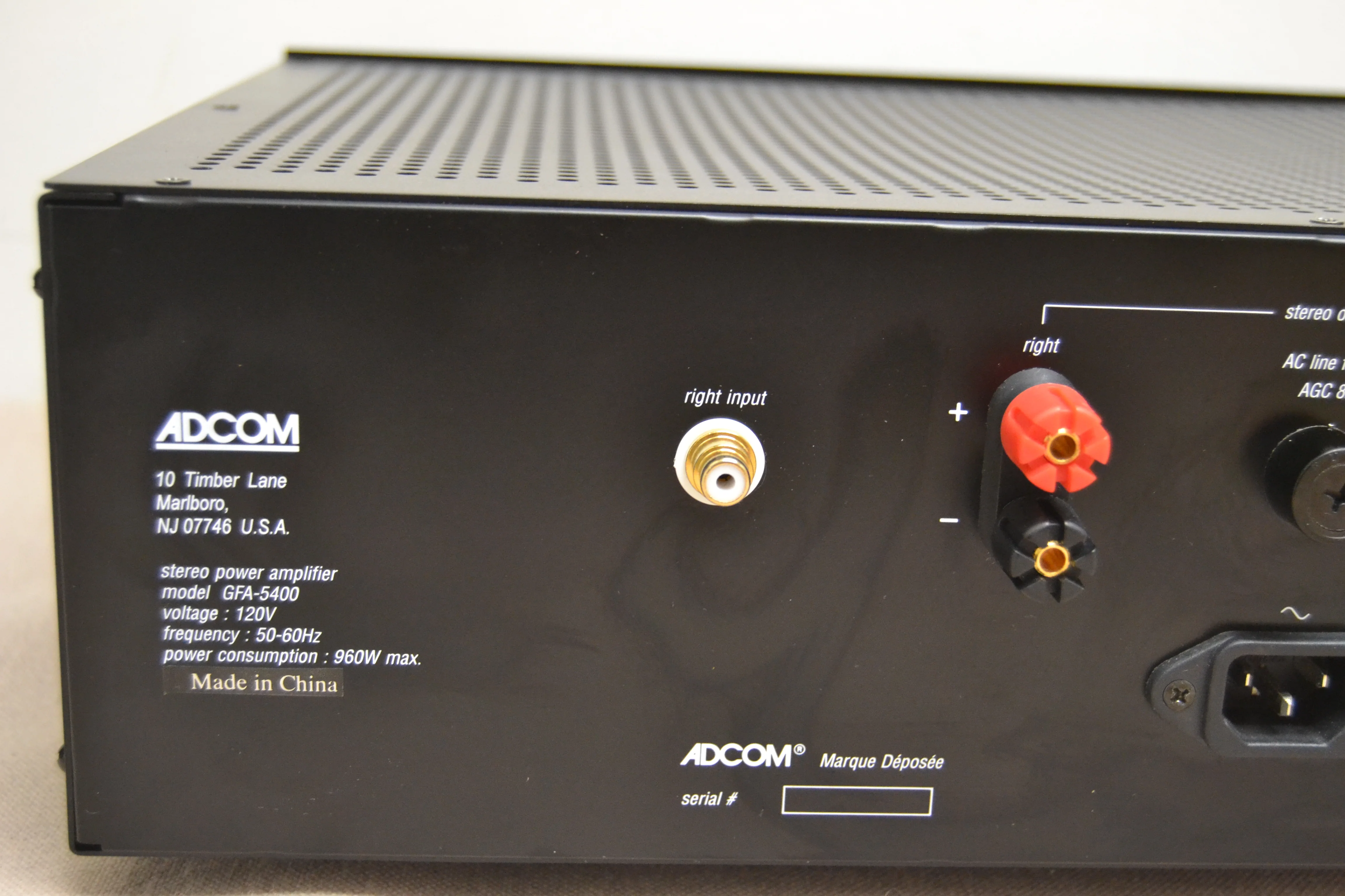 Adcom GFA-5400 Stereo Power Amplifier * 125W RMS - Image 10