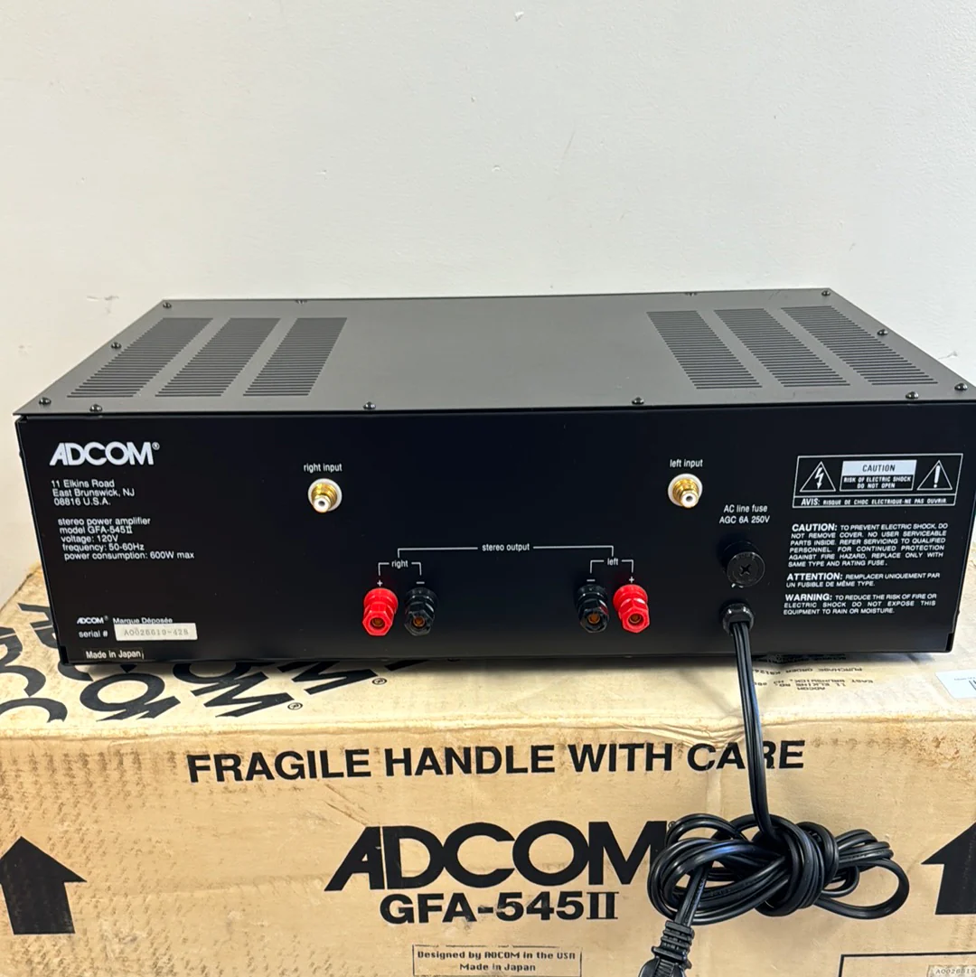 Adcom GFA-545 MKII Stereo Power Amplifier - Image 9