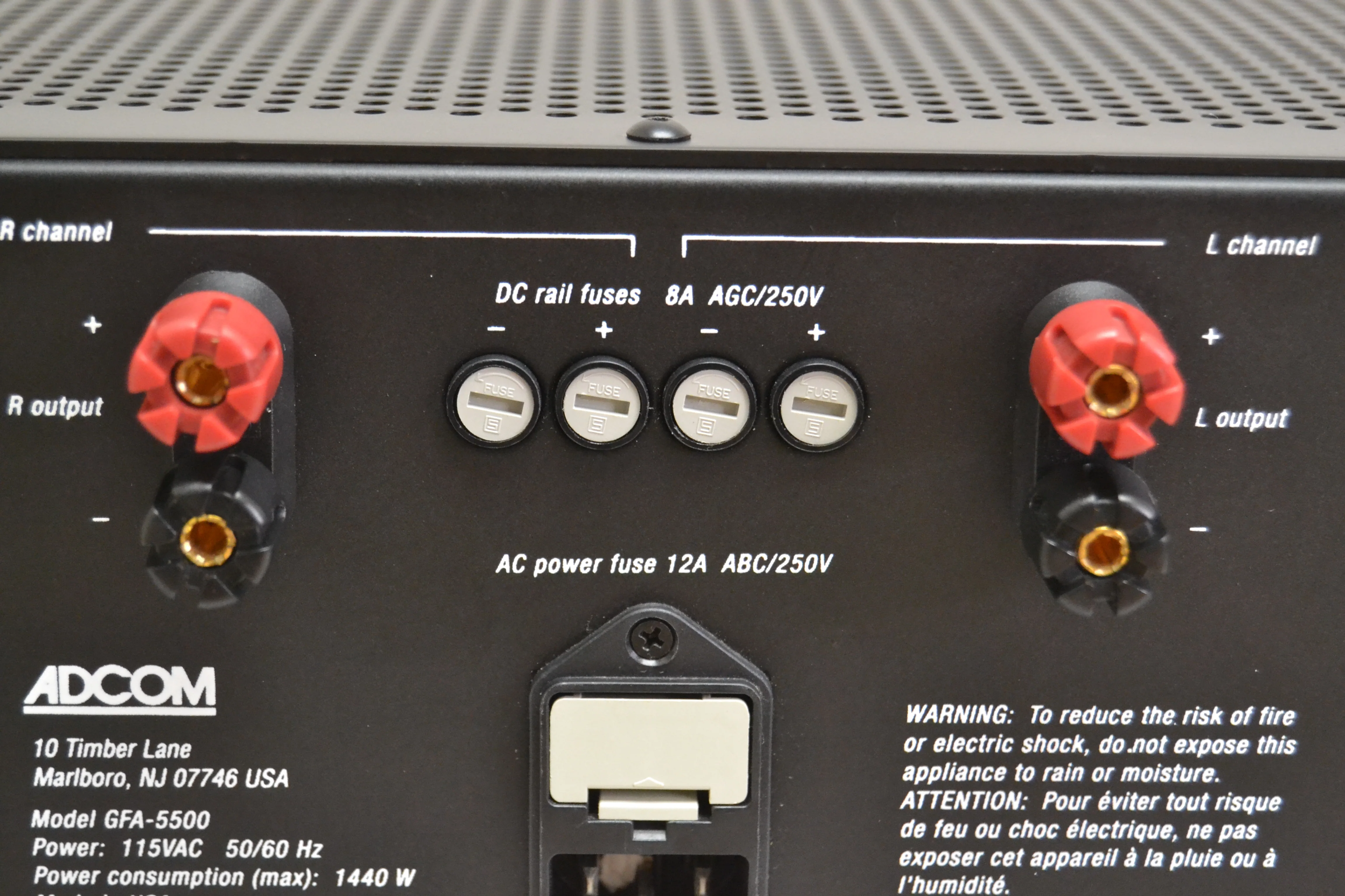 Adcom GFA-5500 Power Amplifier * 200W RMS * 1995 - Image 11