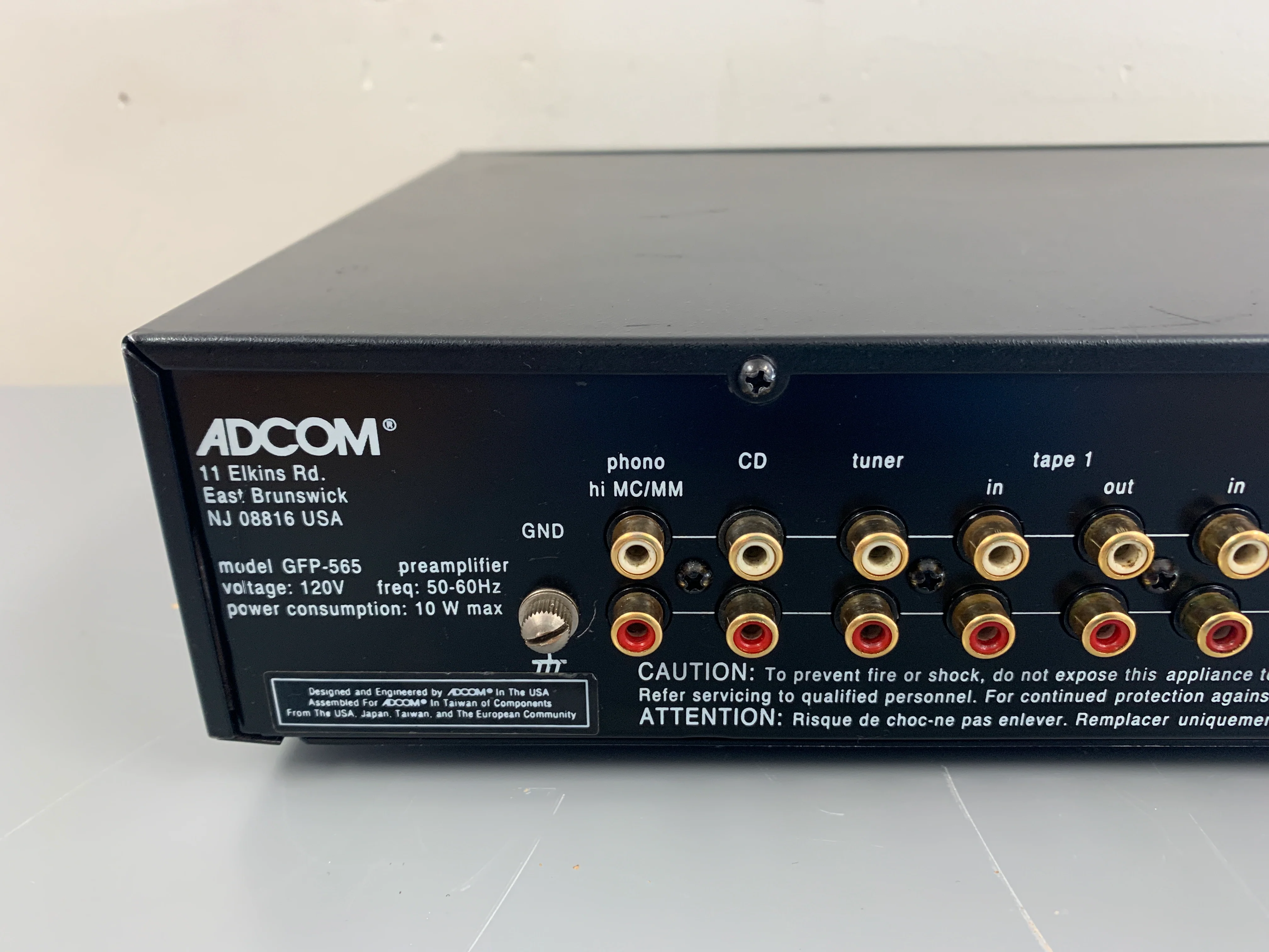 Adcom GFP-565 Stereo Preamplifier - Image 12