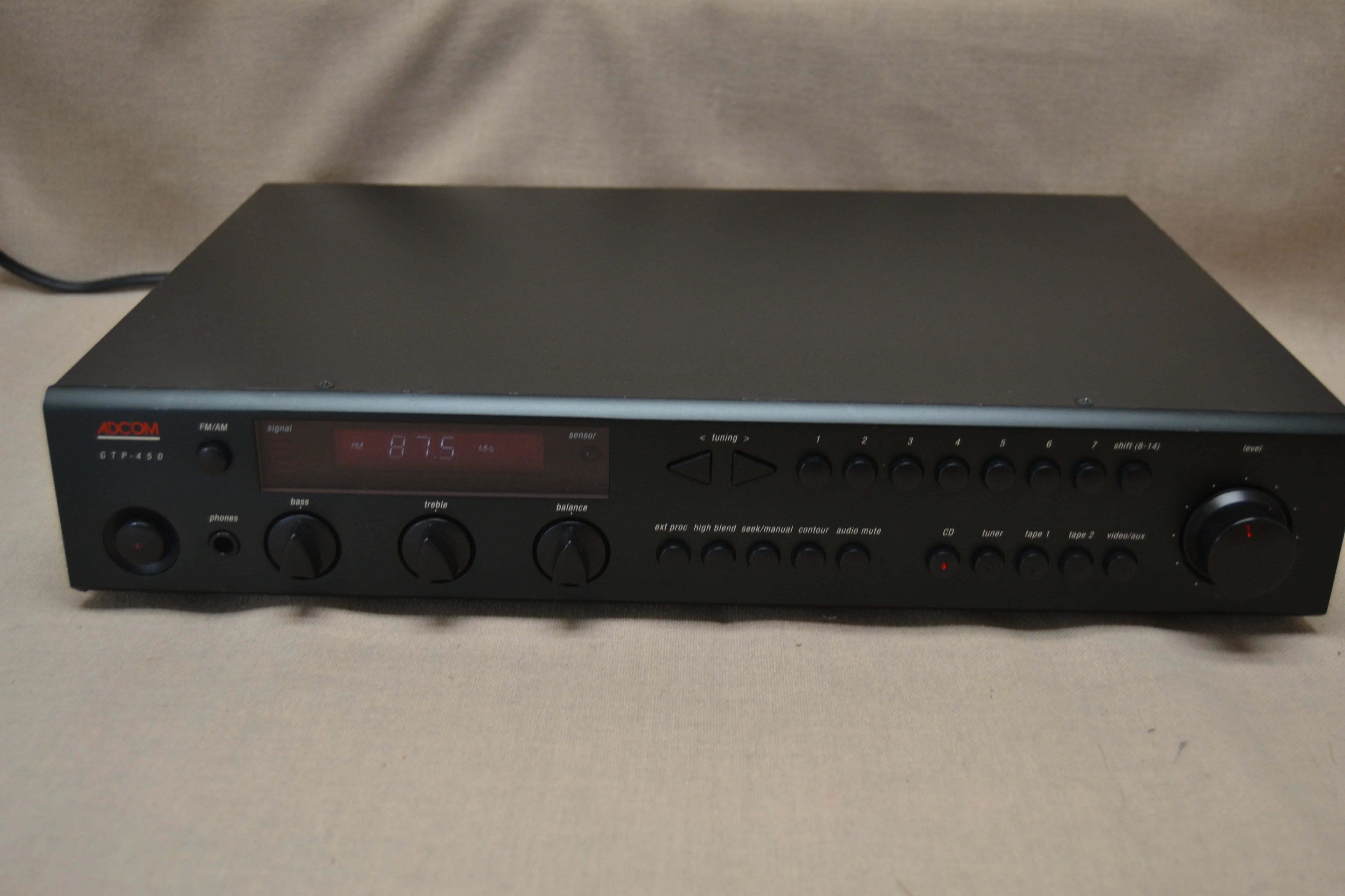 Adcom GTP-450 Tuner Preamplifier (1995) * Remote