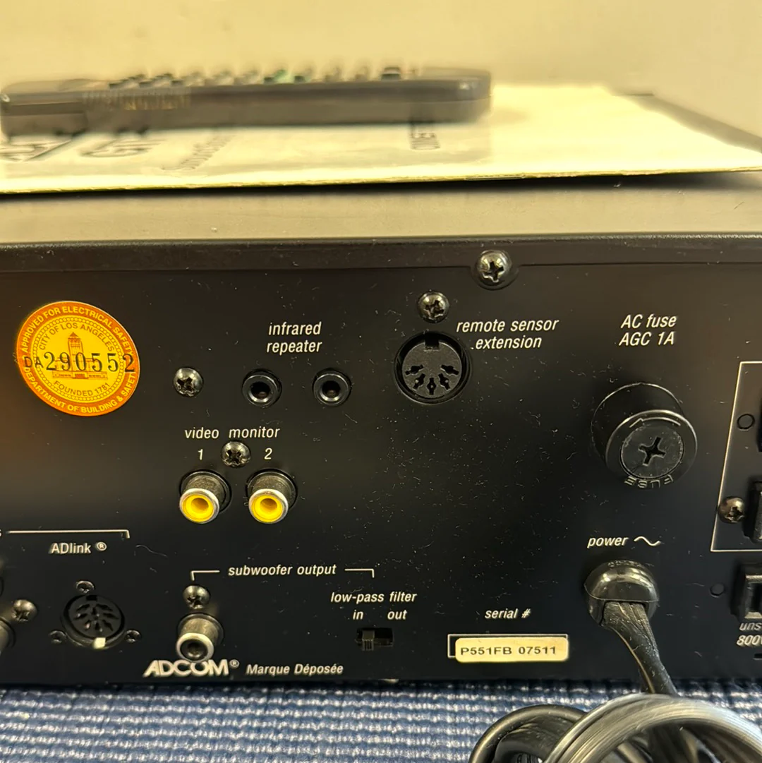 Adcom GTP-550 Stereo Preamplifier / Tuner * Remote - Image 19