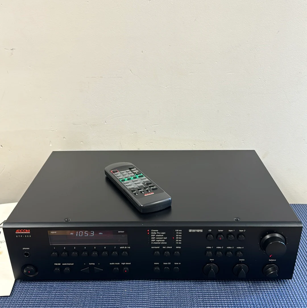 Adcom GTP-550 Stereo Preamplifier / Tuner * Remote - Image 2