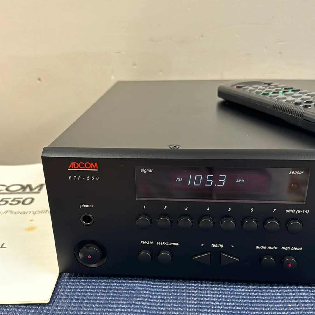 Adcom GTP-550 Stereo Preamplifier / Tuner * Remote - Image 3