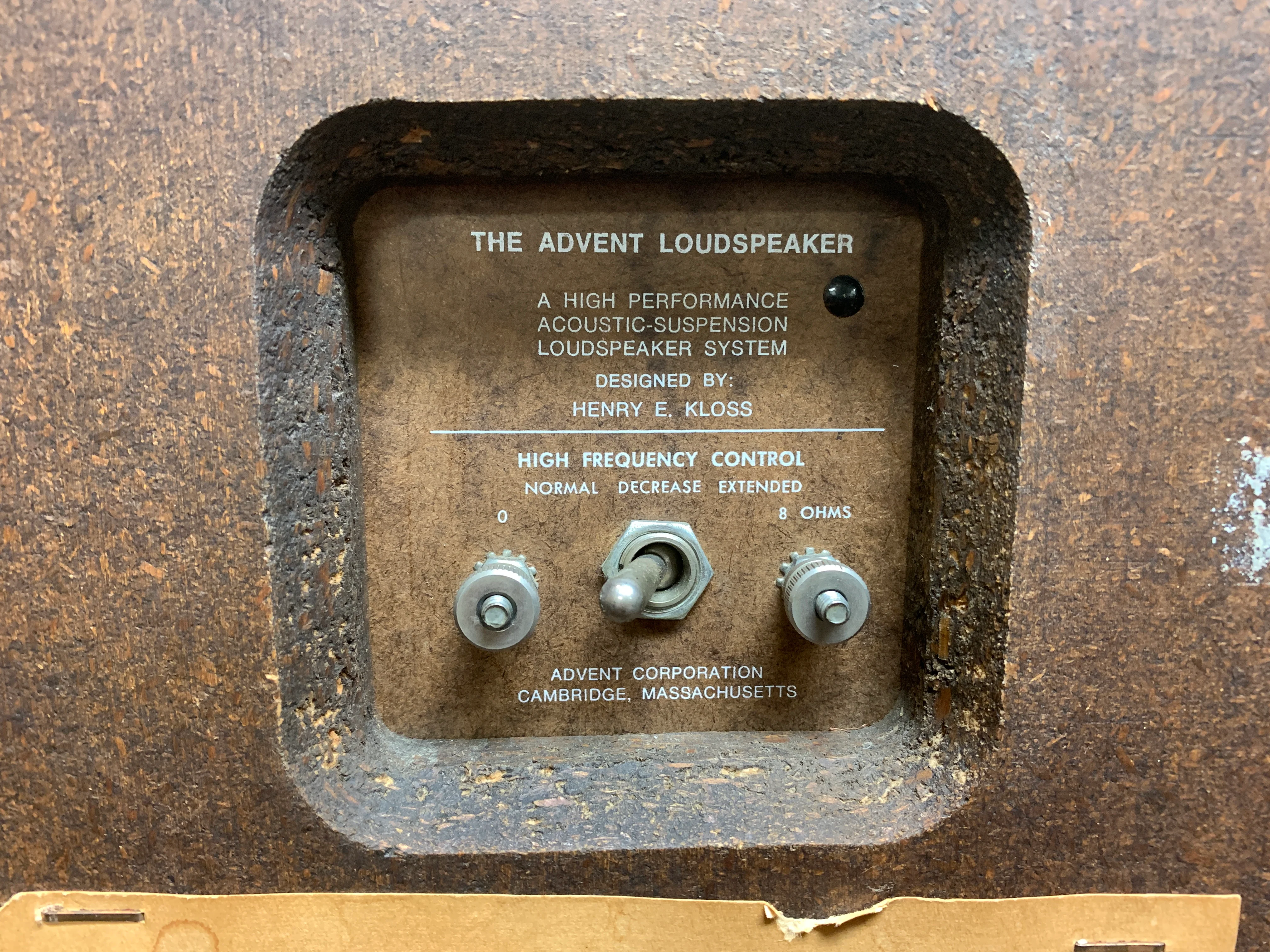 Advent - The Advent Loudspeakers - Fried Egg Tweeters - Image 5