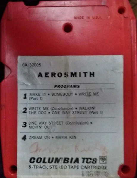 Aerosmith - Aerosmith (8-Trk, Album, RE) (Very Good (VG)) - Image 2
