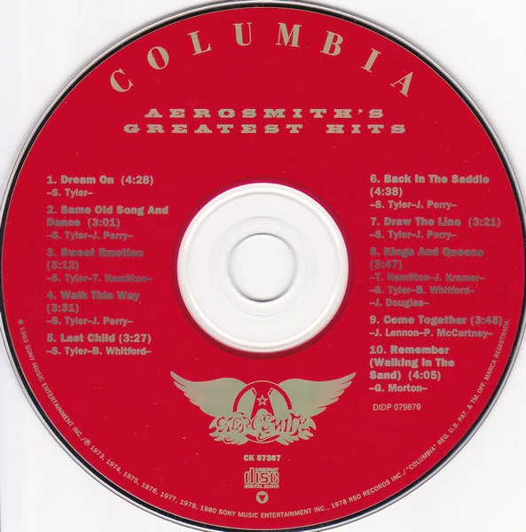 Aerosmith - Aerosmith's Greatest Hits (CD, Comp, RE) (Near Mint (NM or M-)) - Image 3