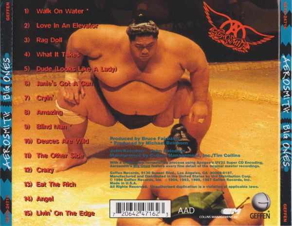 Aerosmith - Big Ones (CD, Comp) (Very Good Plus (VG+)) - Image 2