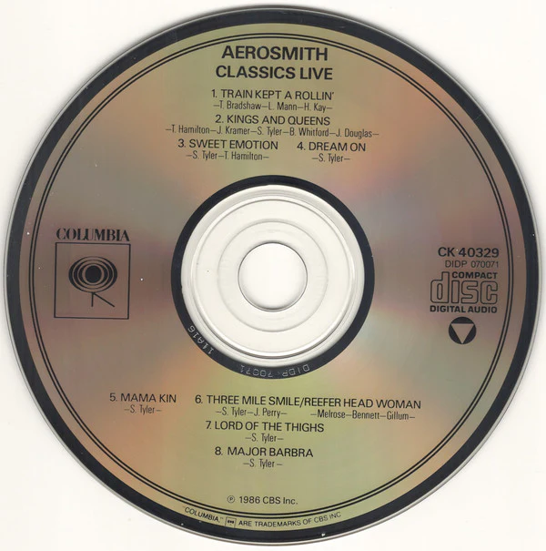 Aerosmith - Classics Live! (CD, Album, RE) (Very Good Plus (VG+)) - Image 3