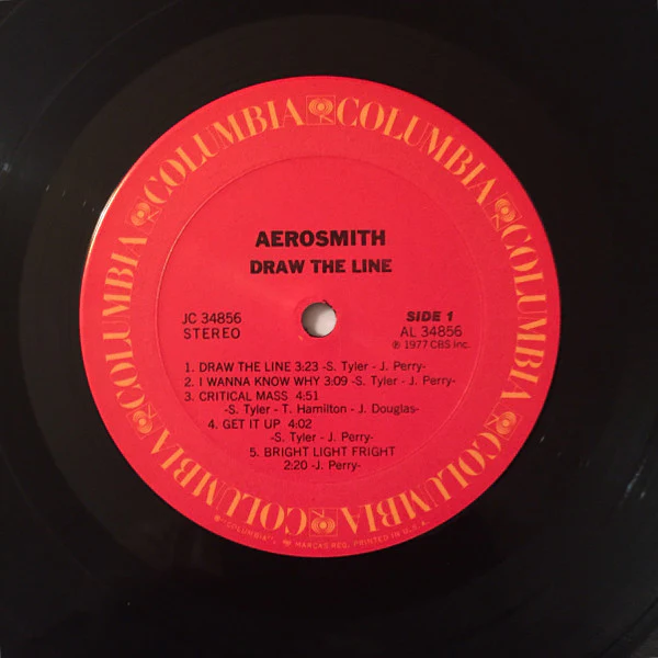 Aerosmith - Draw The Line (LP, Album) (Very Good Plus (VG+)) - Image 3