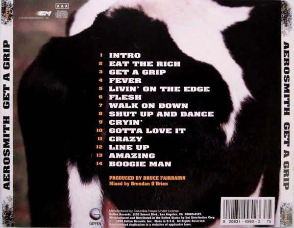 Aerosmith - Get A Grip (CD, Album, Club) (Near Mint (NM or M-)) - Image 2