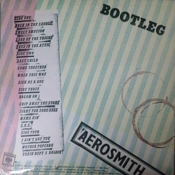 Aerosmith - Live! Bootleg (2xLP, Album, Ter) (Very Good (VG)) - Image 2